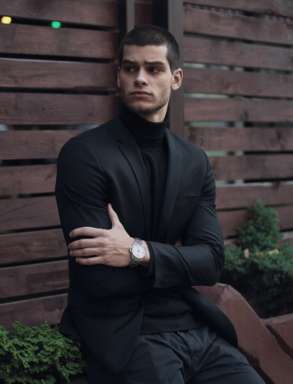 sharp photo of men looking confident