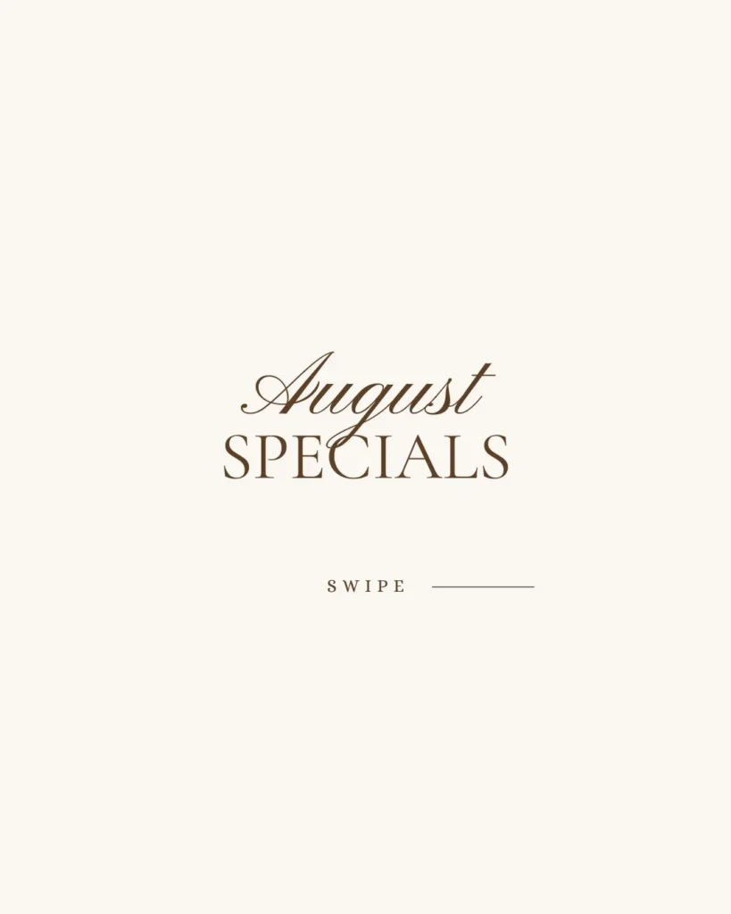 August specials